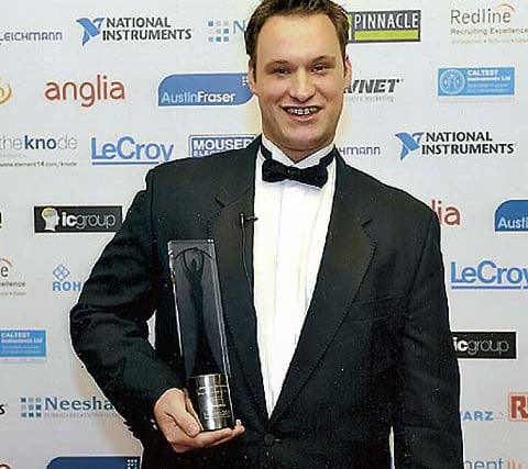 Former Bude student is awarded Electronic Engineer of Europe