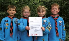 Kate's Royal reply to Bude Scouts
