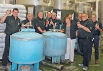 Bude singers at brewery