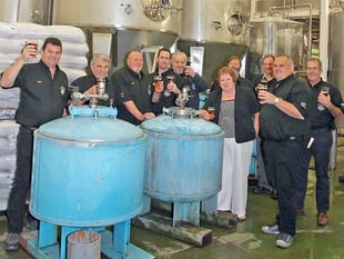 Bude singers at brewery