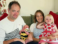 Royal visitors part of baby’s first week