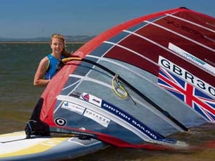 South West Water supports Olympic hopeful windsurfer from Bude