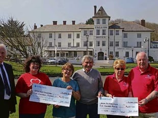 A golden gift for two charities