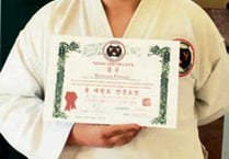 Rowan joins Dan grade ranks