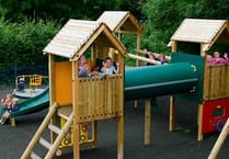 New play area opened at Upper Tamar Lake by South West Lakes Trust