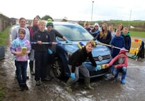 Successful car wash at Bude Rugby Club