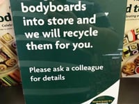 Bude litter hero gets supermarket on side with bodyboard recycling scheme