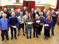 Cheques presented at Marhamchurch