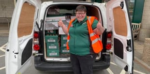 Supermarket keeps food bank well stocked