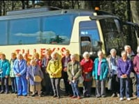 First coach trip after lockdown for flower and garden group