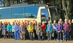 First coach trip after lockdown for flower and garden group