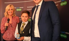 Jago, 11, receives The British Citizen Youth Award