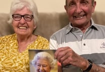 Pair receive special letter for diamond anniversary
