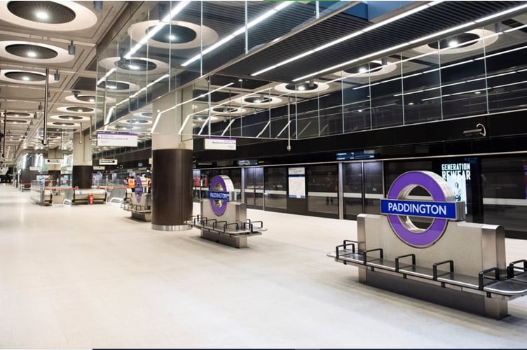 The new London Paddington station of the Elizabeth Line