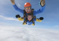 Shebbear student’s skydive