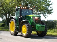 Cornish farmer urges caution on rural roads after tractor crash