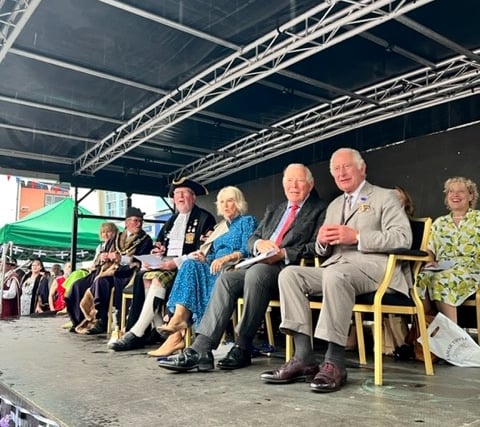 A Royal visit to town’s market 