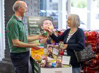 Generous Cornwall shoppers thanked for food donations