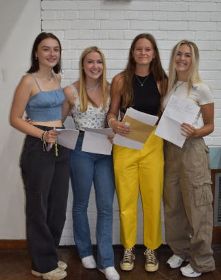 Students at Saltash Community School praised for their hard work after receiving their A-Level results