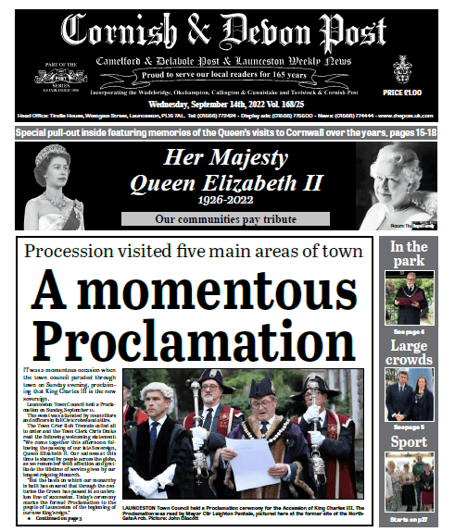 The front of this week’s Post Series (Wednesday, September 14).