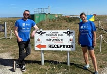 Took on 10,000 feet jump for mental health charity