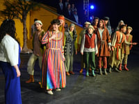 Kaleidoscope of colour from start to end