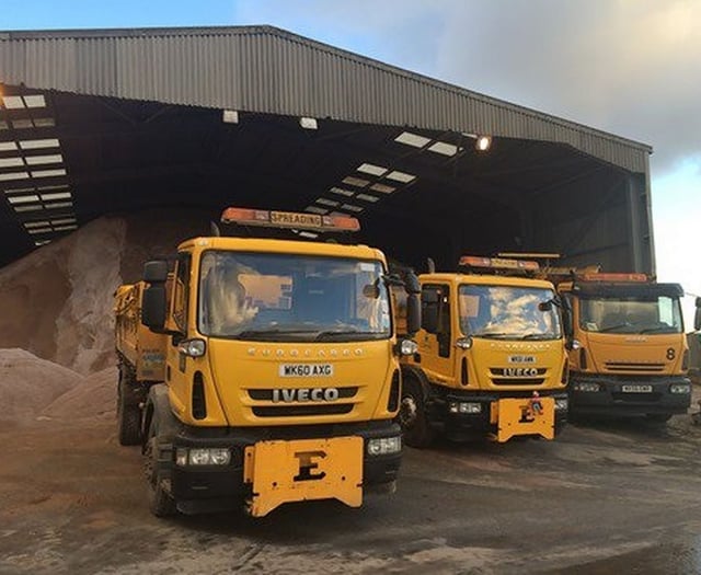 Gritters out after yellow weather warning alert for ice and snow