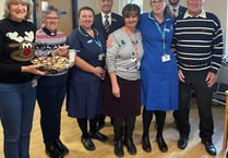 Carols enjoyed by staff and patients at Stratton Hospital