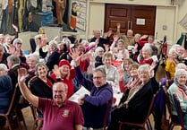 Senior citizens celebrate the New Year at Lions’ party