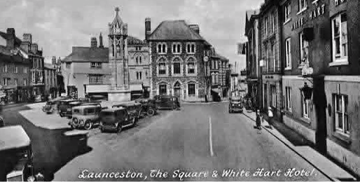 Looking back Launceston Square old image
