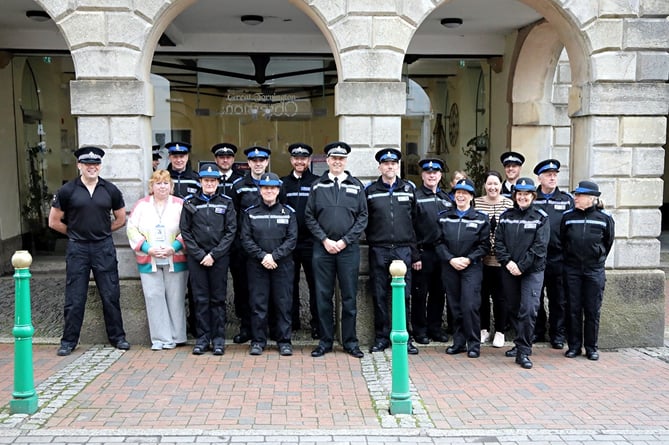 PCSOs thanked for 20 years service Torrington Town Hall