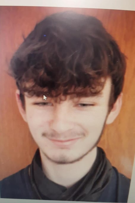 Tyler Woodfield of Bude is currently missing