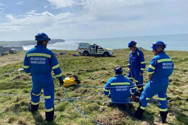Coastguard Search and Rescue save two stranded at people