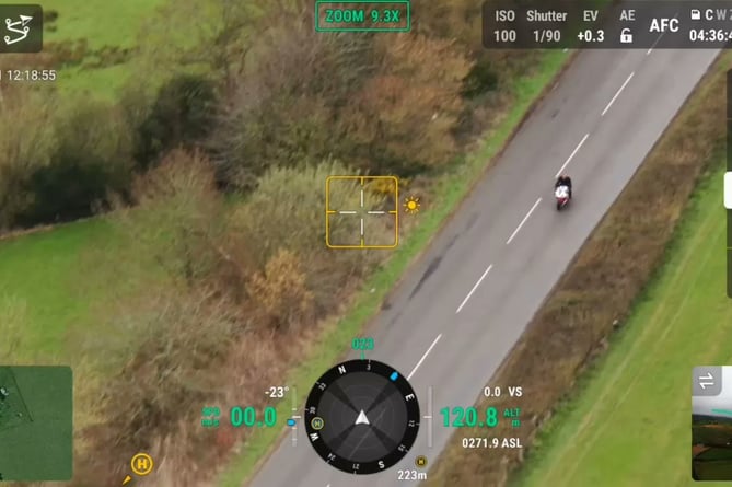 Drones being used to catch speeding vehicles