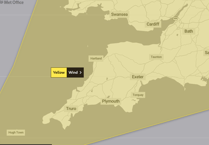 South West issued Yellow Weather Warning issued by Met Office