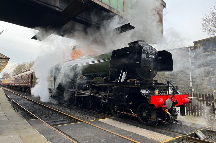 Flying Scotsman at East Lancs Railway  centenary