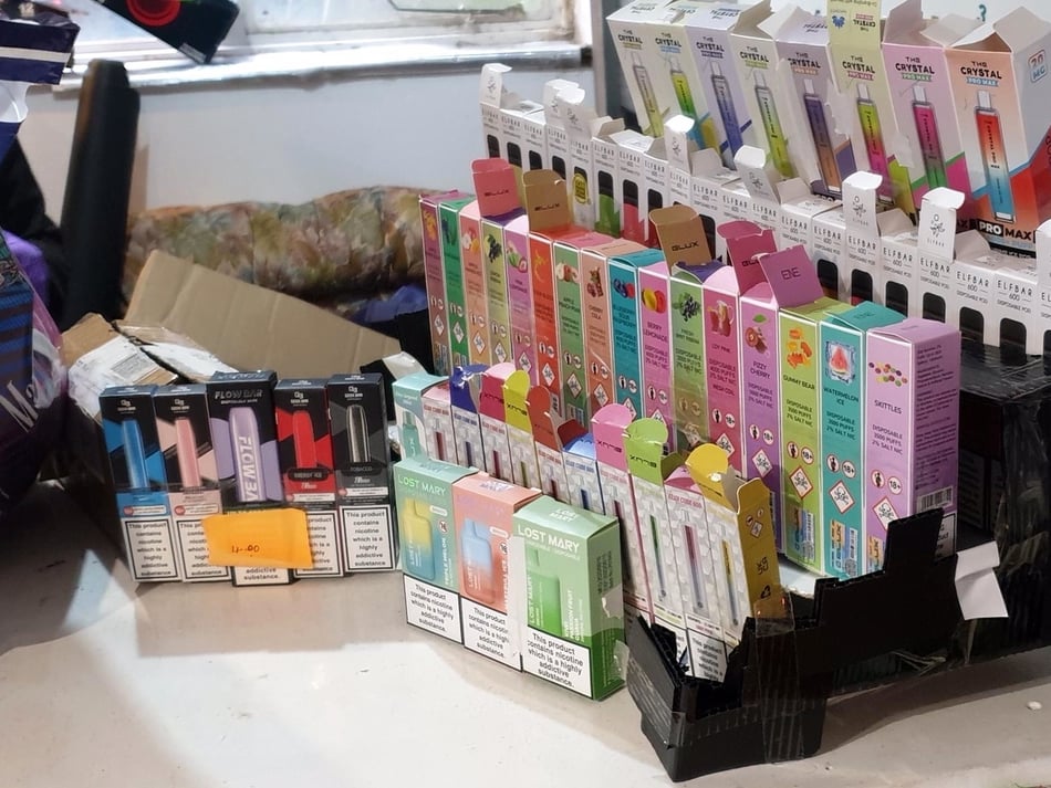 Crackdown on vape and gambling shops