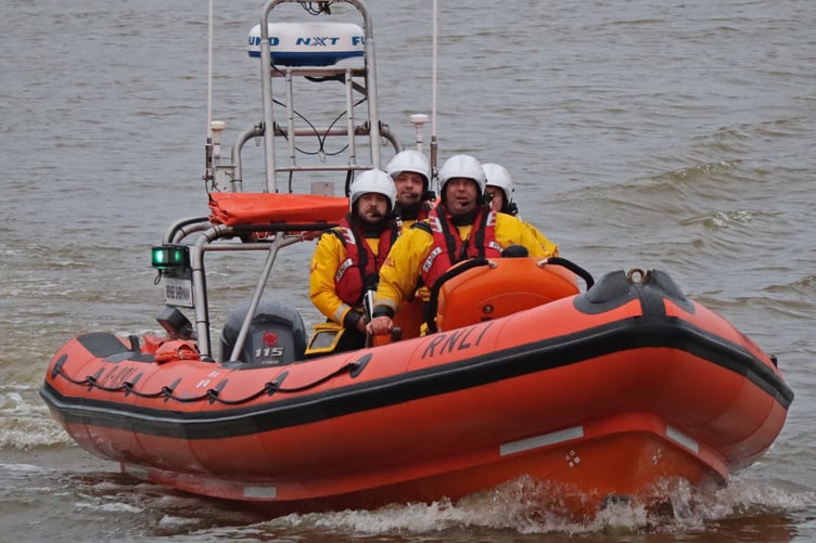 An RNLI lifeboat.