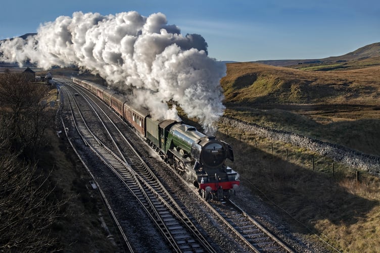 60104 locomotive Bleamoor  2018 December 2021 Flying Scotsman