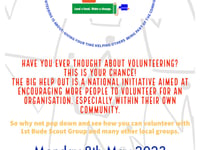 1st Bude Scout Group to hold showcasing event for The Big Help Out 