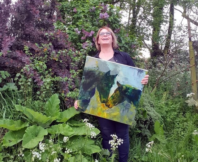 Artist to exhibit equestrian paintings