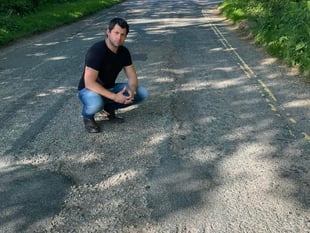Cornwall councillor hits out at 'patch job' resurfacing of potholes 