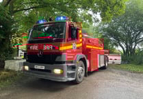 Multiple fire crews called to early morning outbuilding fire 