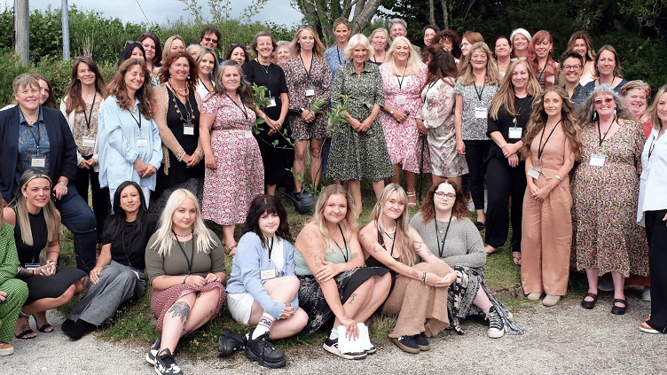 Camilla at Cornwall's Women's Centre