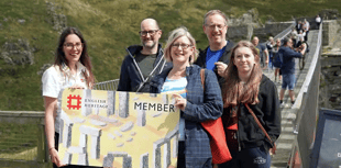 Tintagel Castle celebrates its one millionth visitor 