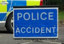 A395 stretch closed following single vehicle collision 