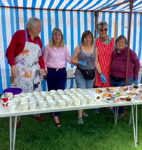 St Gennys Show blooms with produce