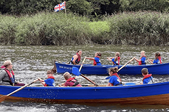 Calstock Under 10 Crews at 150th Rowing Regatta