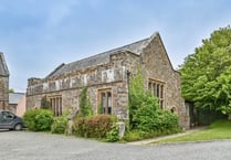 Historic home for sale has "cathedral-esque" ceilings 