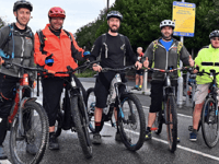 45 riders take on charity cycle
